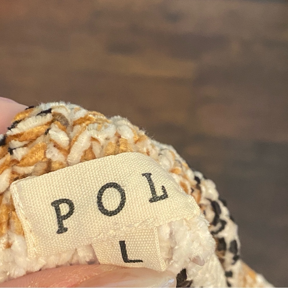 POL Multicolor Textured Bouclé Knit Sweater Large Boho Oversized Fall Pullover - Picture 6 of 7